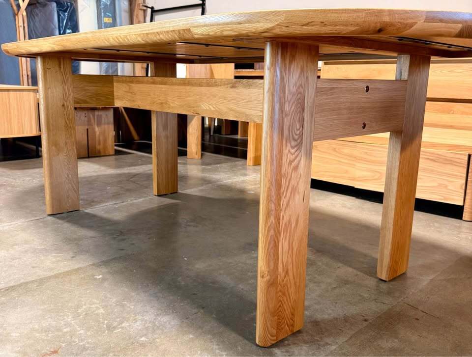 Sundays Dining Table (4-6 Seater, White Oak)