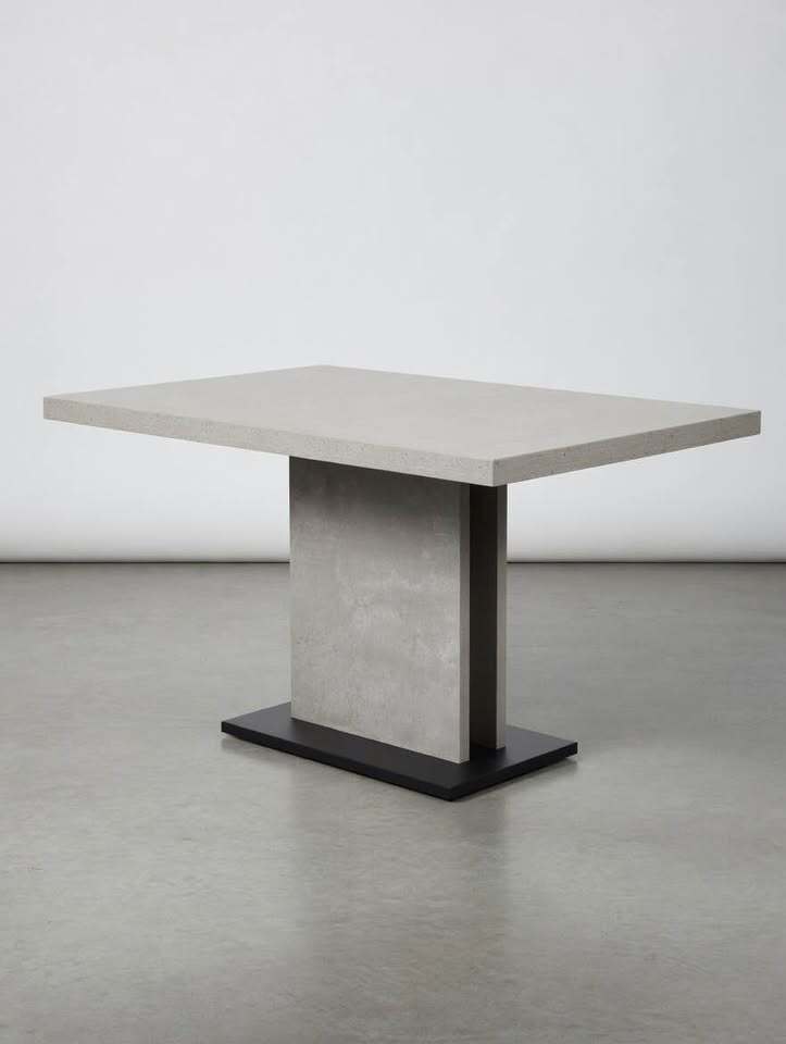 Moe's Hanlon Dining Table Light Grey