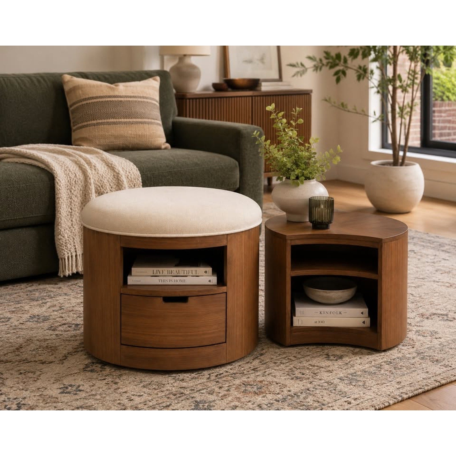 Joybird Strata Ottoman Coffee Table