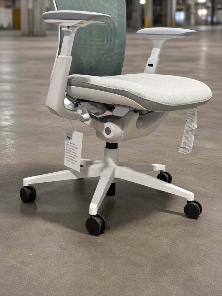 Haworth Zody Office Chair (Mesh Balsam, Lumber Adjustment, Dual Posture)
