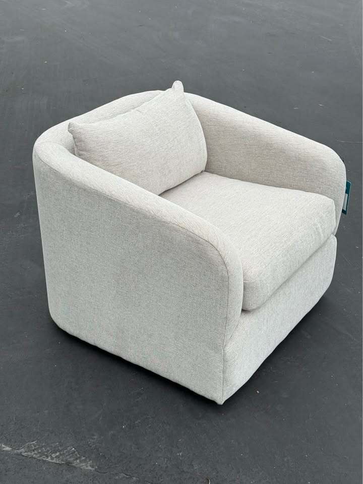 Joybird Amelia Swivel Chair (Merit Dove)