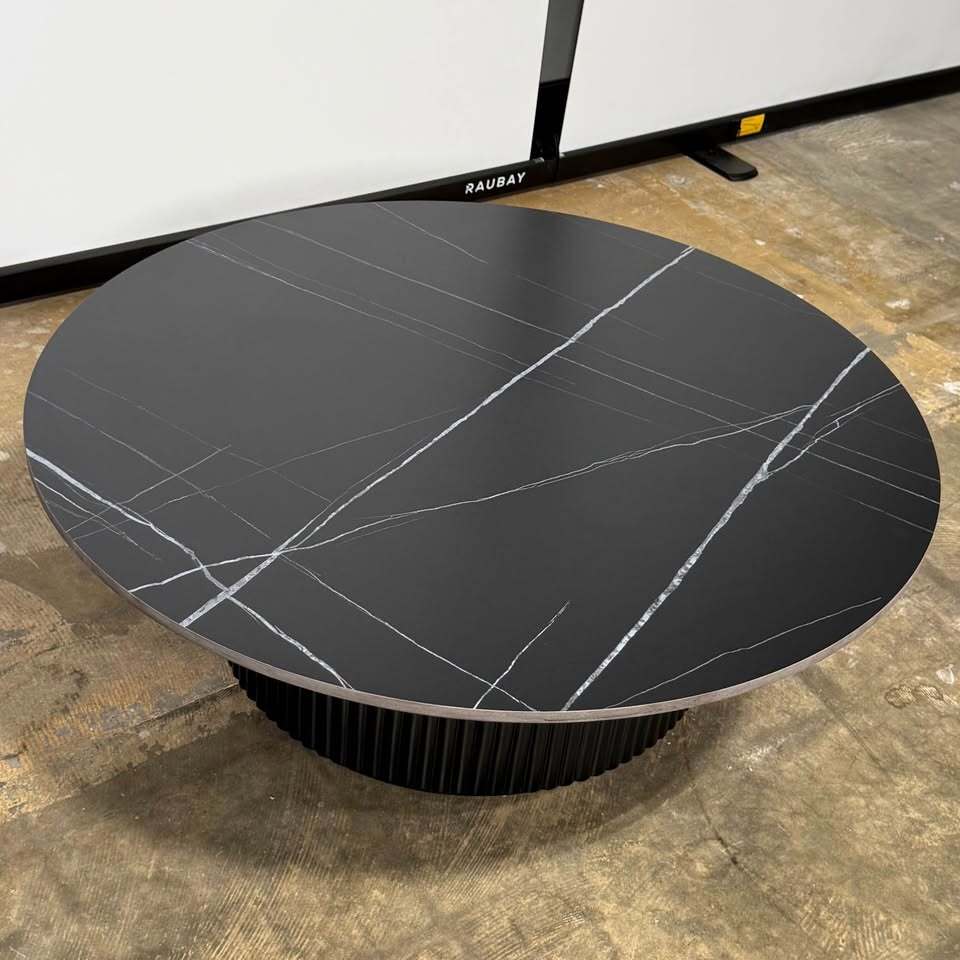 Rove Concepts Athena Coffee Table (Black Pietra Ceramic)