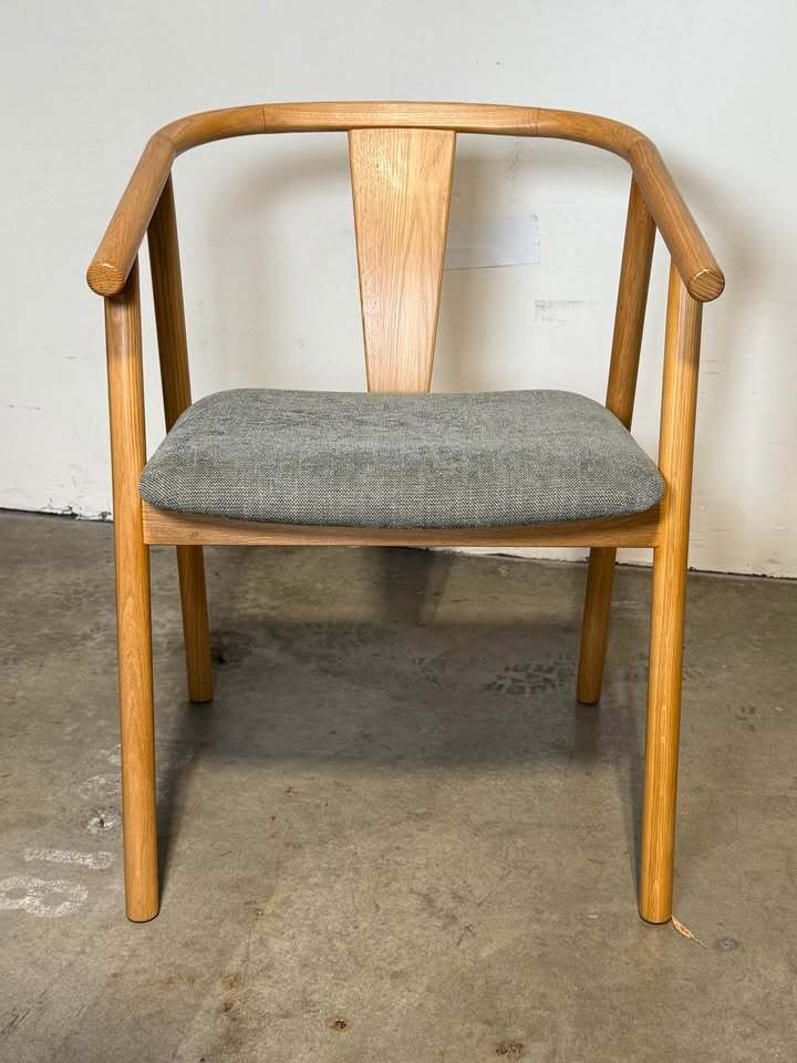 Article Fonra Dining Chair (Oak And Algonquin Green)