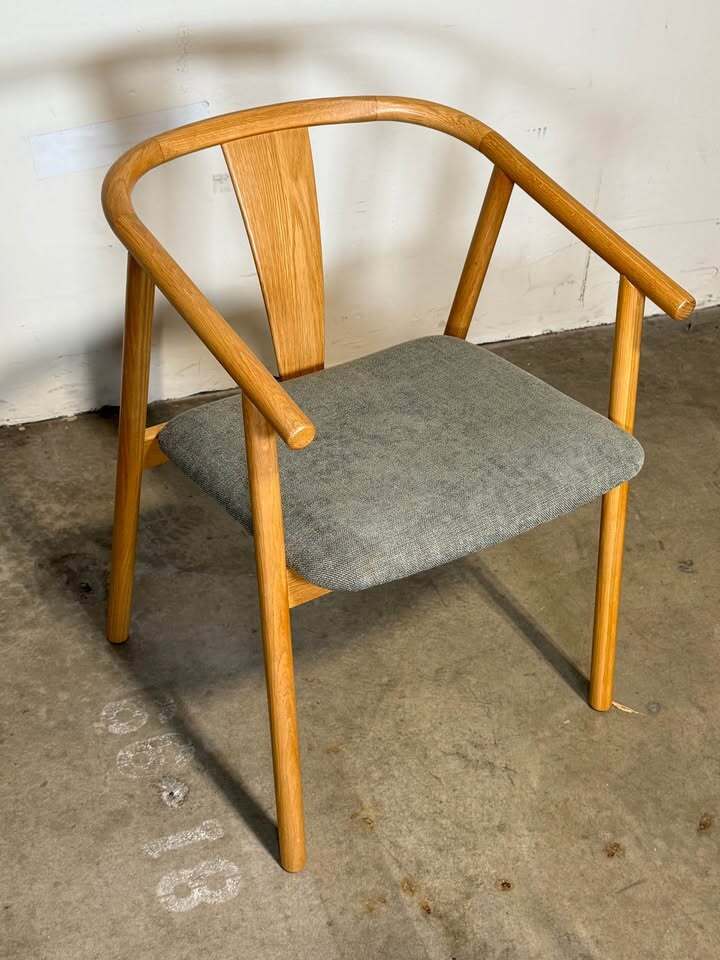 Article Fonra Dining Chair (Oak And Algonquin Green)