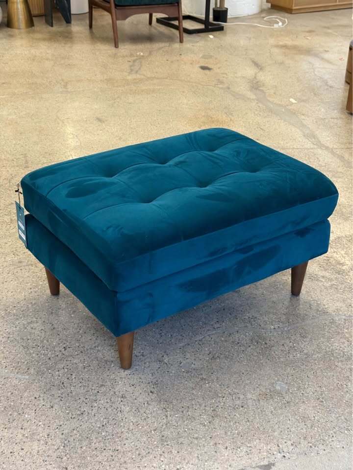 Joybird Briar Ottoman (Royale Peacock)