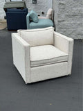 Joybird Dune Swivel Chair (Nico Oyster)