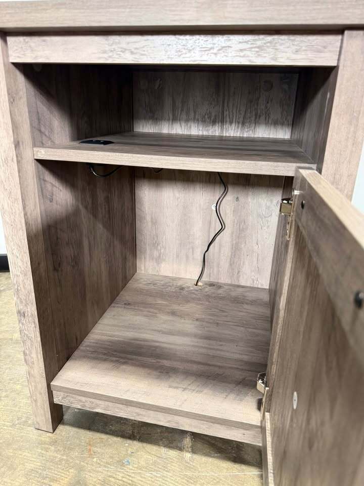Better Homes & Gardens Nightstand (Rustic Gray)
