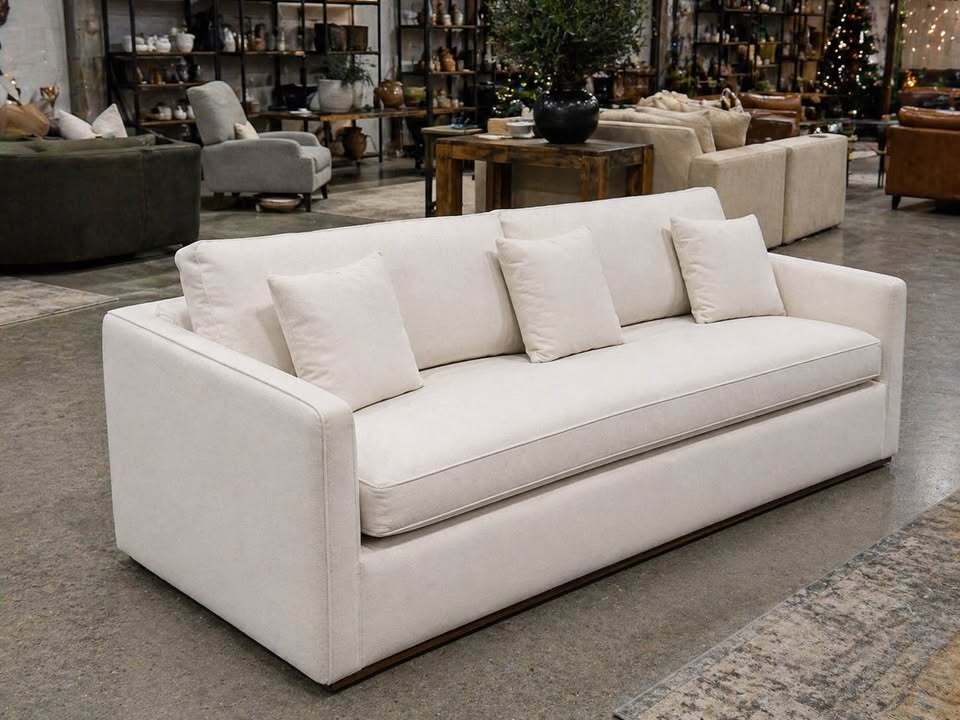 Moe's Rue Sleeper Sofa Off White