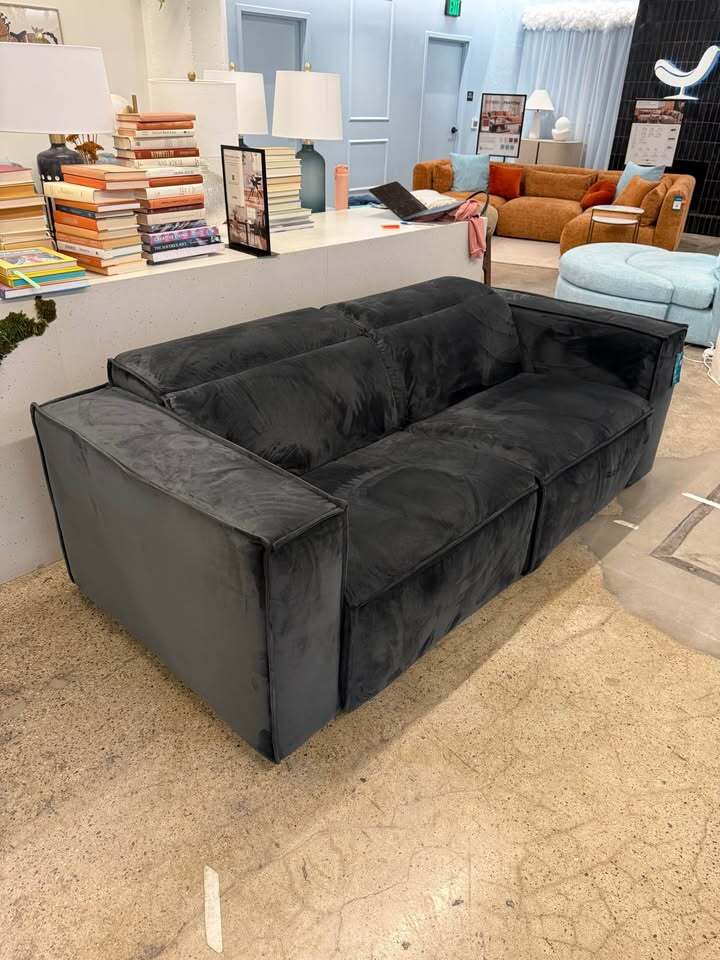 Joybird Camden Modular Reclining 2-Piece Sofa (Royale Gunmetal)