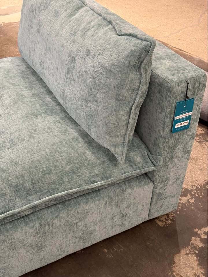 Joybird Haine Armless Chair (Crave Caribbean Twist)