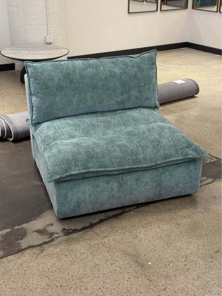 Joybird Haine Armless Chair (Crave Caribbean Twist)