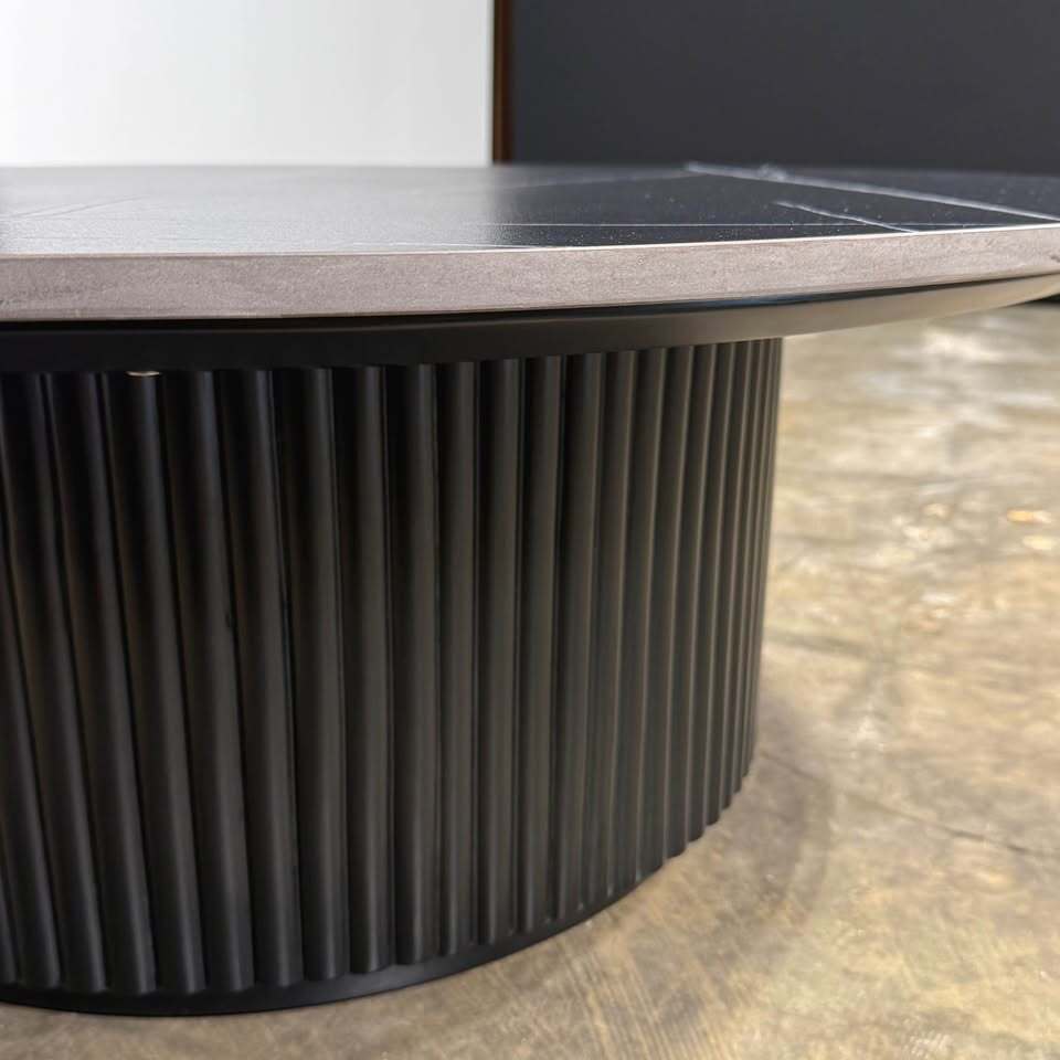 Rove Concepts Athena Coffee Table (Black Pietra Ceramic)