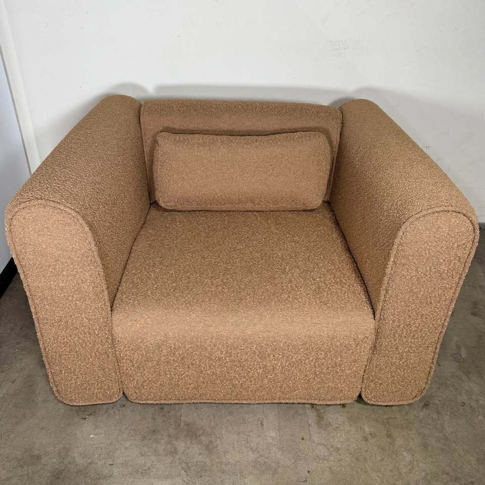 Koala Bangalow Armchair + Bangalow Ottoman (1-Seater, Sand Dune)