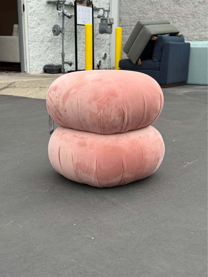 Joybird Azura Ottoman (Royale Blush)