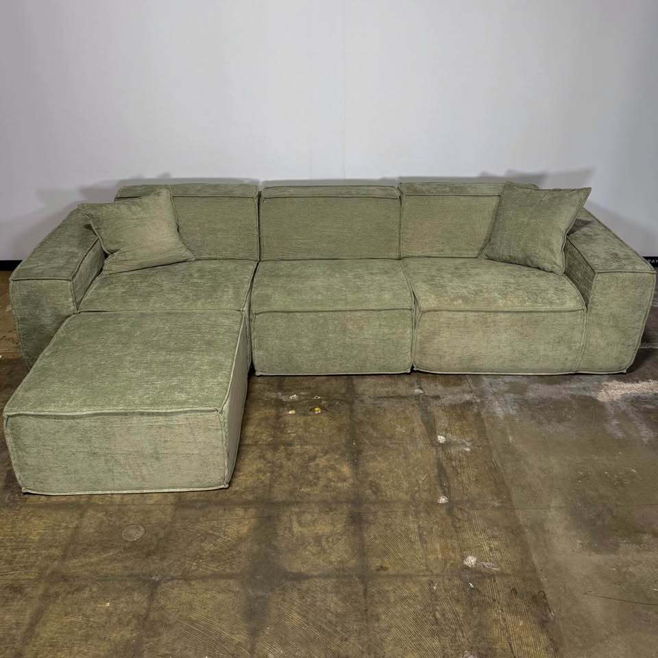 Rove Lab M1 Sofa Sectional (Performance Weave Krypton Green)
