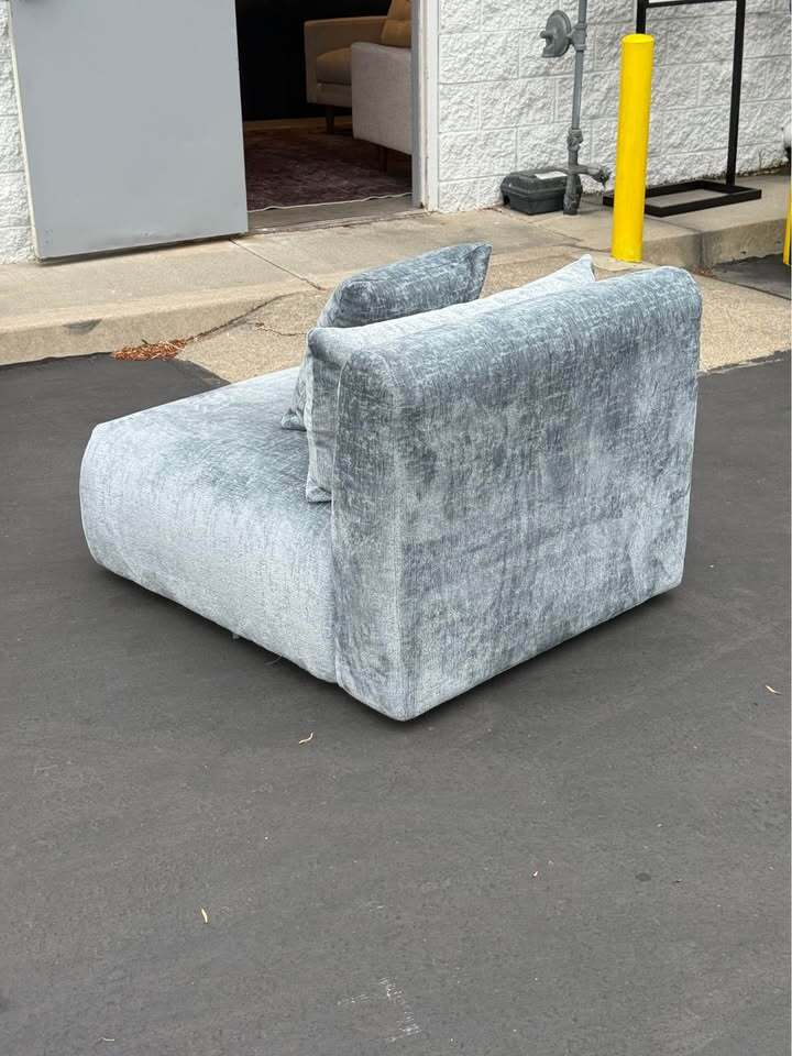 Joybird Carin Armless Chair (Plush Mist)