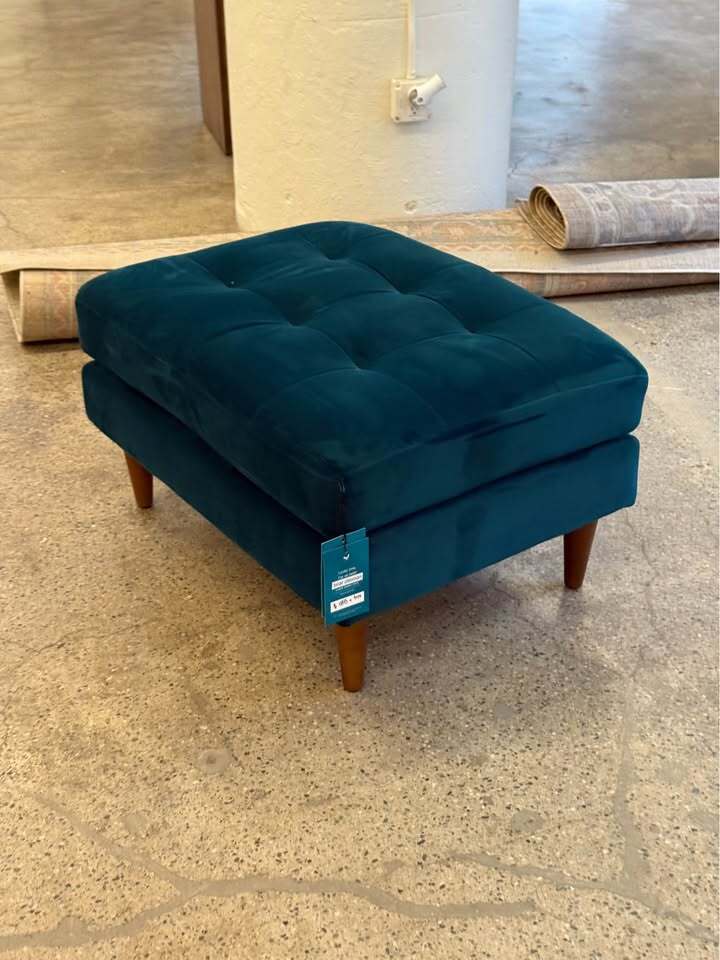 Joybird Briar Ottoman (Royale Peacock)