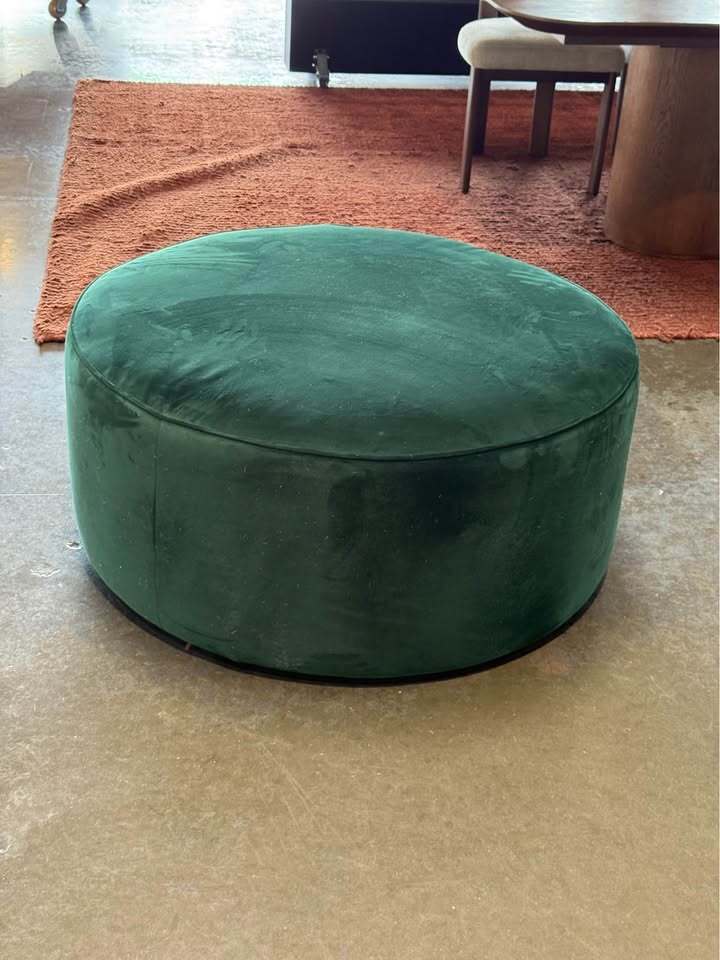 Joybird Cullen Cocktail XL Ottoman (Royale Evergreen)
