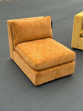 Joybird Daya Armless Chair (Crave Ginger Tea)