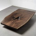 Custom-Built Live Edge Coffee Table (Dark Walnut)