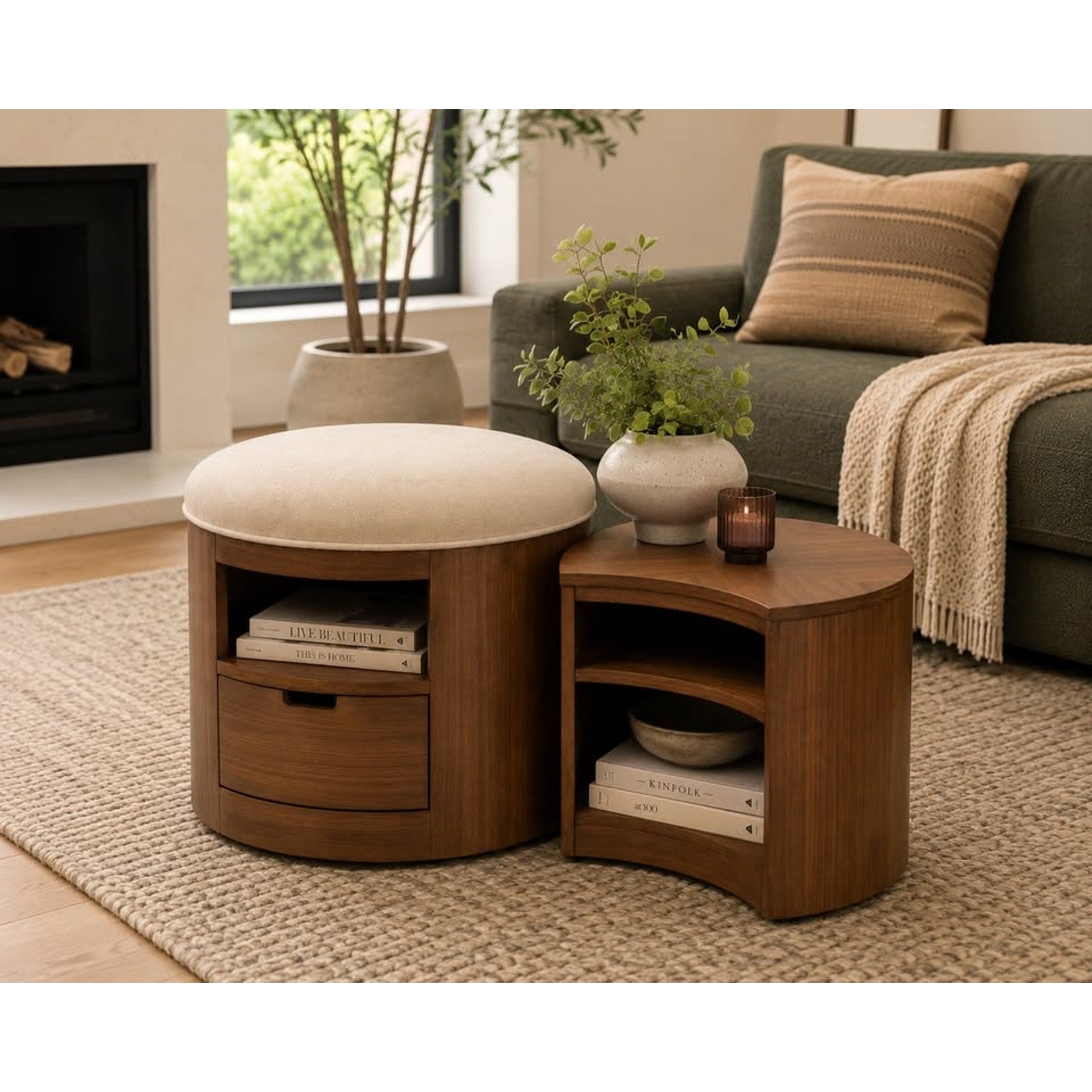 Joybird Strata Ottoman Coffee Table