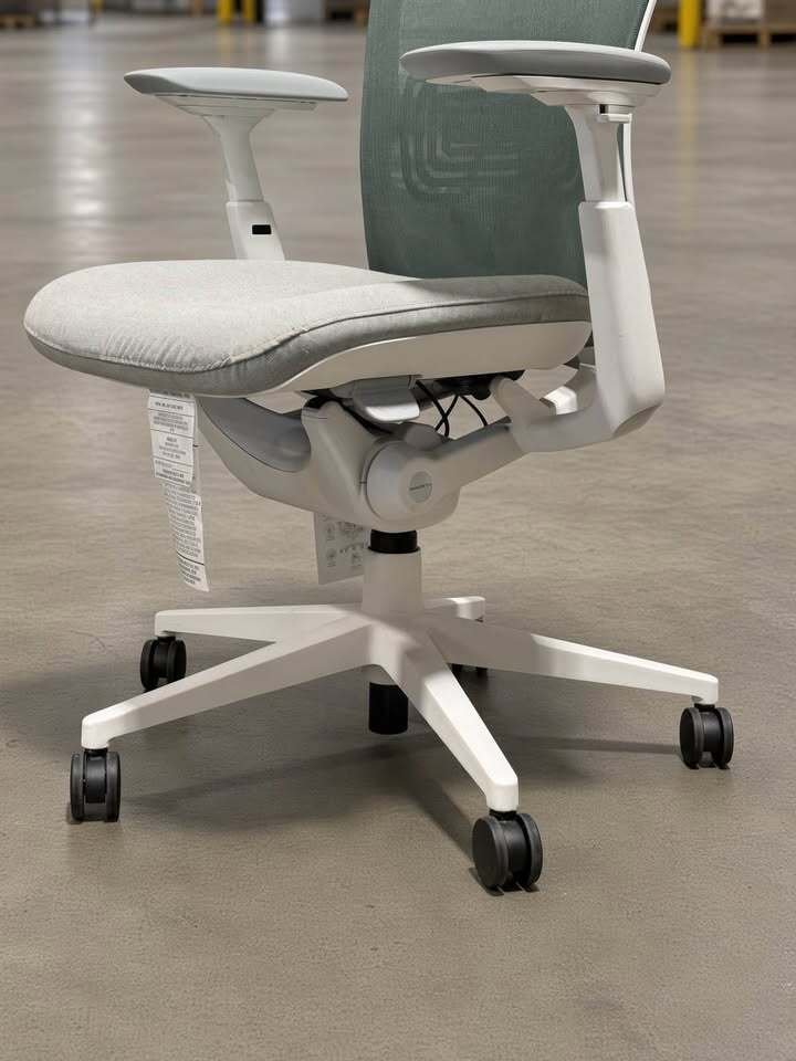 Haworth Zody Office Chair (Mesh Balsam, Lumber Adjustment, Dual Posture)