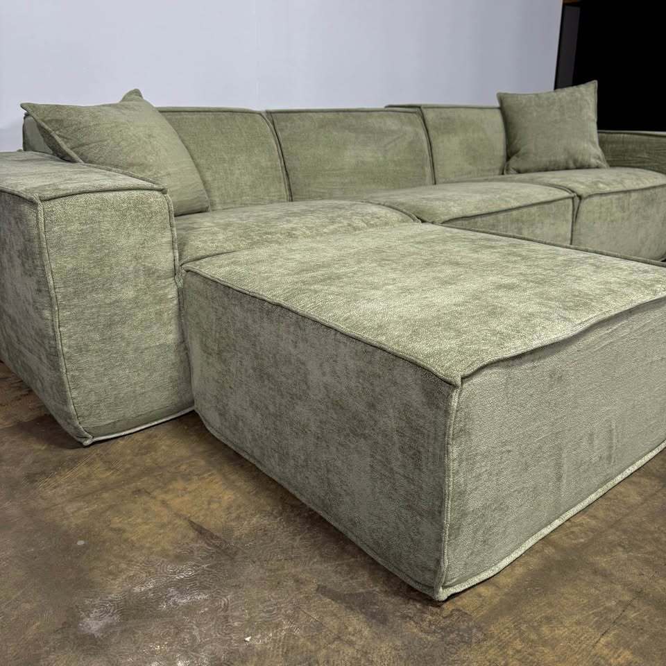 Rove Lab M1 Sofa Sectional (Performance Weave Krypton Green)