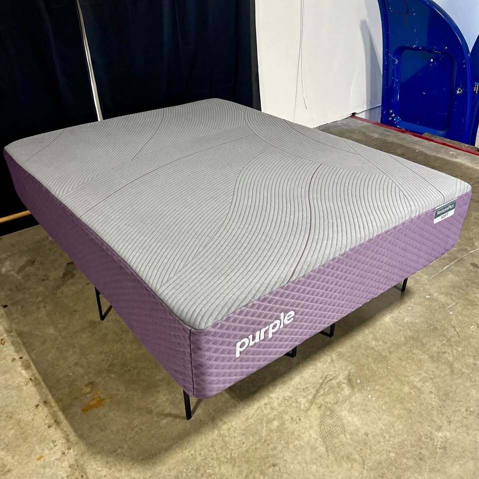 Purple Restore Plus Hybrid Mattress (Queen, Soft)