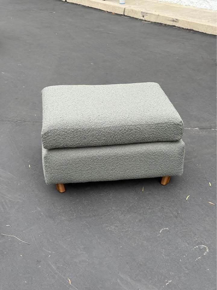 Joybird Hopson Storage Ottoman (Bubbly Cucumber)