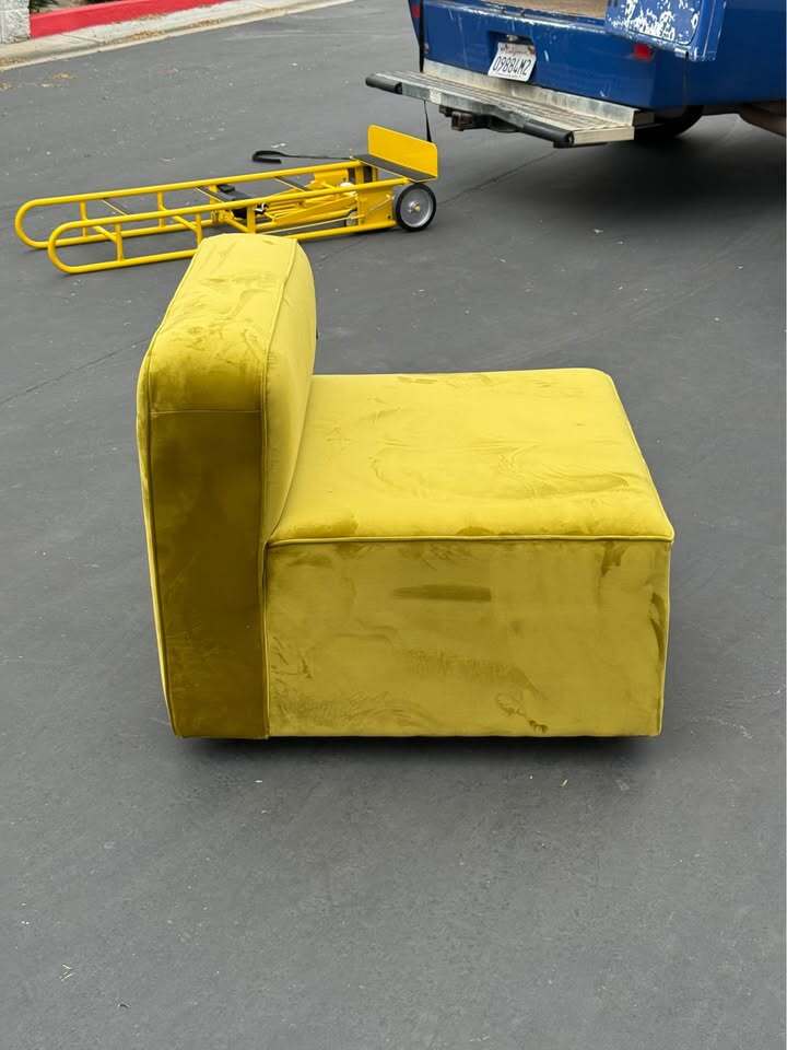 Joybird Logan Armless Chair (Royale Apple)