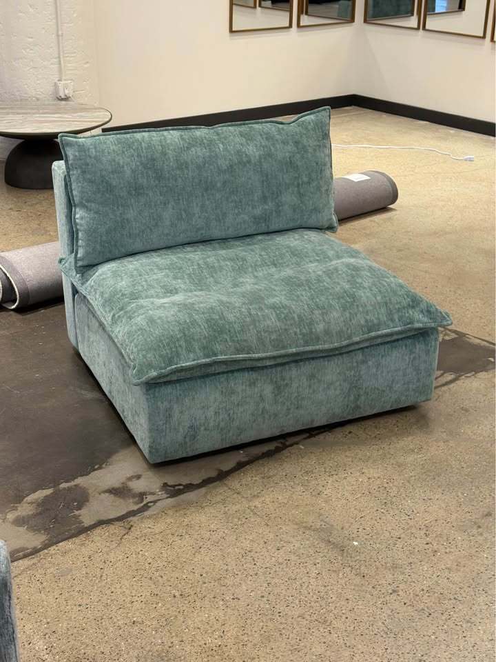 Joybird Haine Armless Chair (Crave Caribbean Twist)
