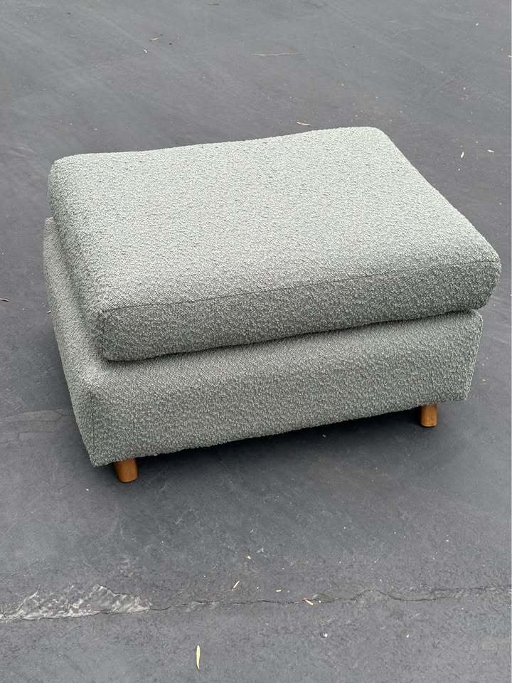 Joybird Hopson Storage Ottoman (Bubbly Cucumber)
