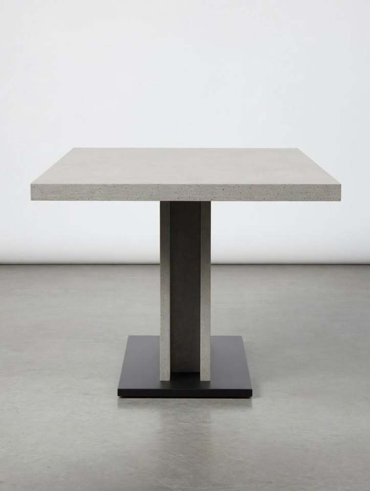 Moe's Hanlon Dining Table Light Grey