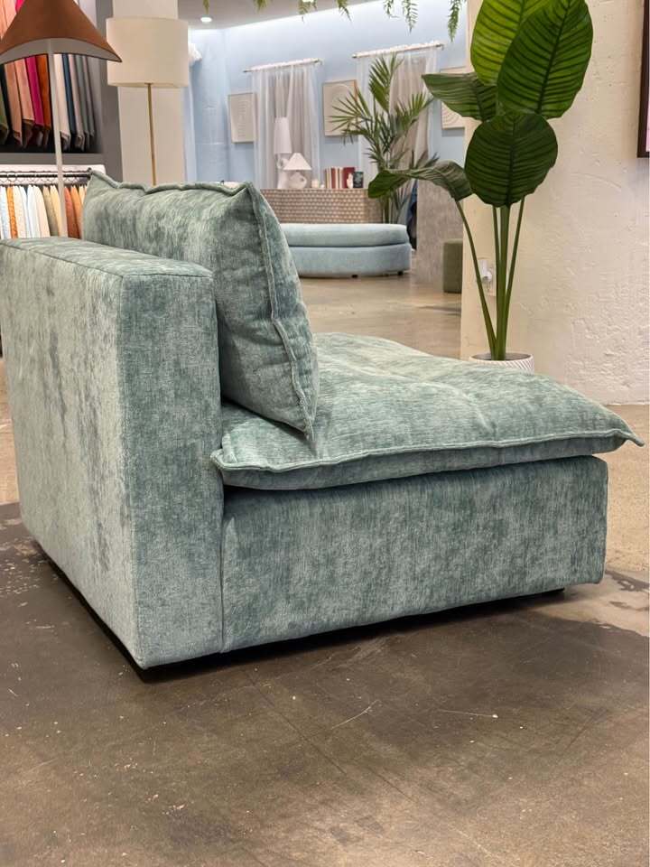 Joybird Haine Armless Chair (Crave Caribbean Twist)