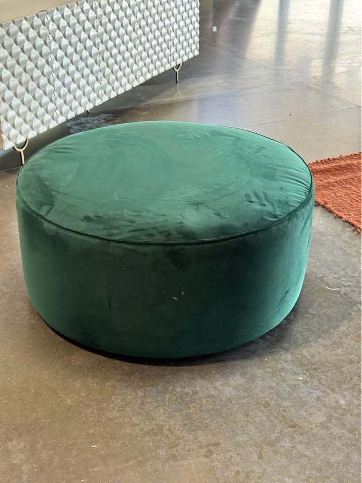 Joybird Cullen Cocktail XL Ottoman (Royale Evergreen)