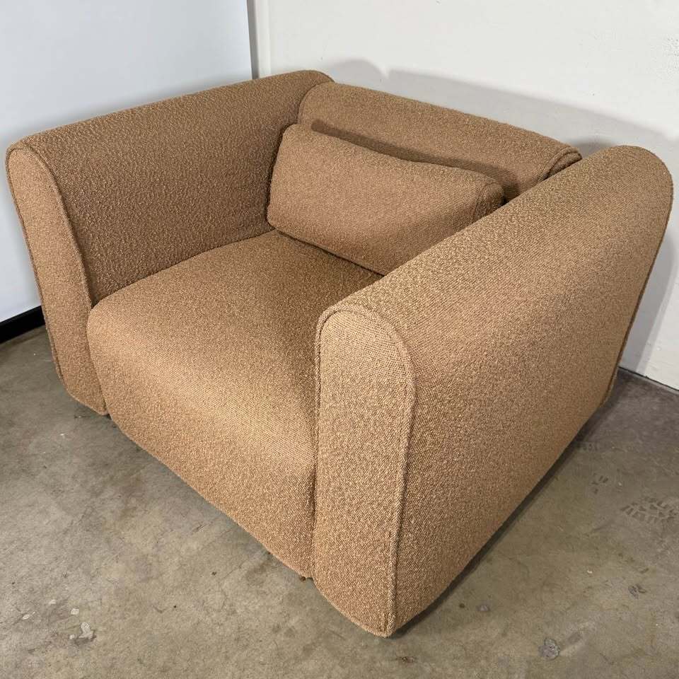 Koala Bangalow Armchair + Bangalow Ottoman (1-Seater, Sand Dune)
