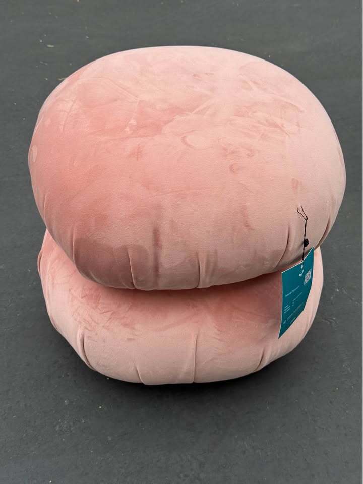 Joybird Azura Ottoman (Royale Blush)