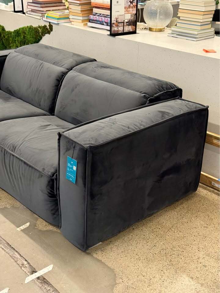 Joybird Camden Modular Reclining 2-Piece Sofa (Royale Gunmetal)