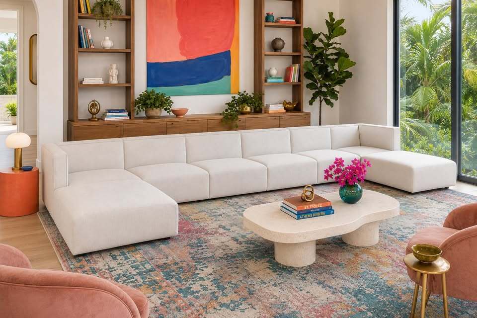 Rove Concepts Arya Modular Sectional (Modern Felt, Alesund)
