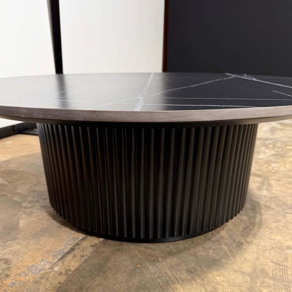 Rove Concepts Athena Coffee Table (Black Pietra Ceramic)