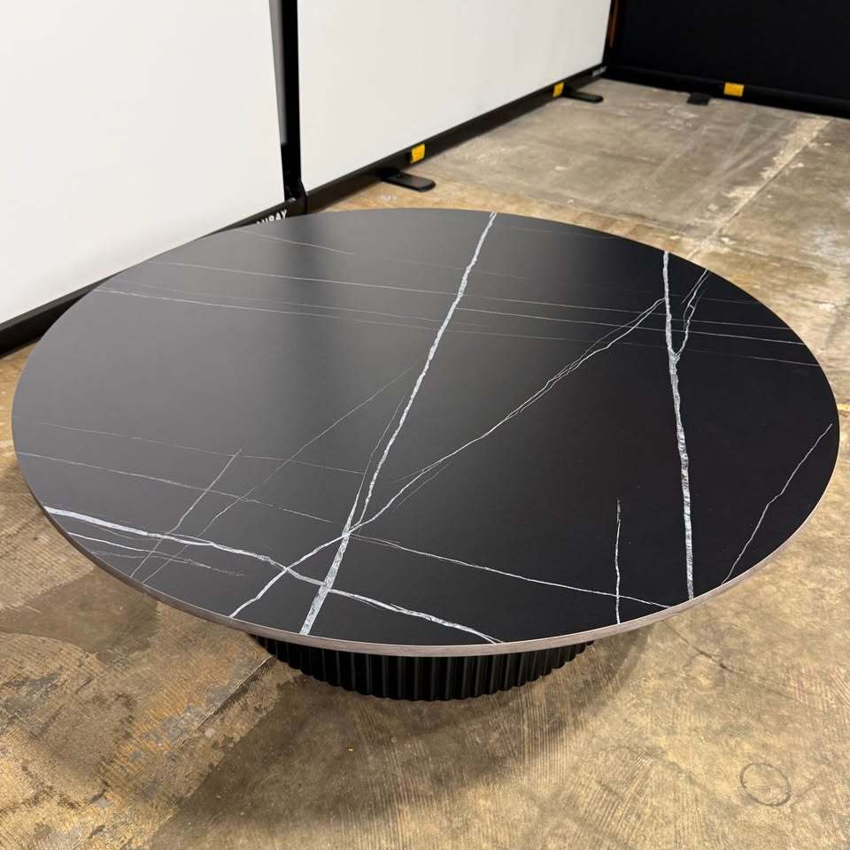 Rove Concepts Athena Coffee Table (Black Pietra Ceramic)