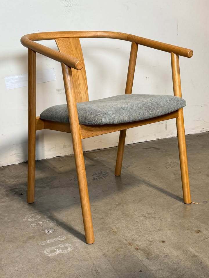 Article Fonra Dining Chair (Oak And Algonquin Green)