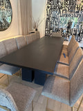 Restoration Hardware Dark Wood Dining Table + 14 Chairs
