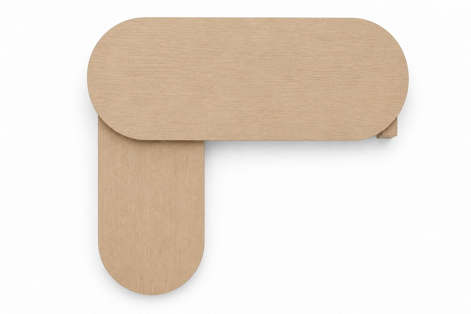 Joybird Light Oak Bria Swivel Coffee Table — $1,070 new, $495 today | Moveabl