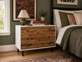 Rustic Wood & White 3-Drawer Dresser — $995 new, $550 today | Moveabl