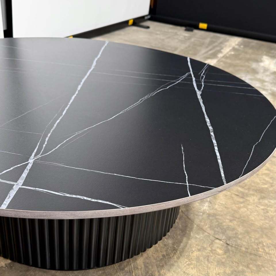 Rove Concepts Athena Coffee Table (Black Pietra Ceramic)