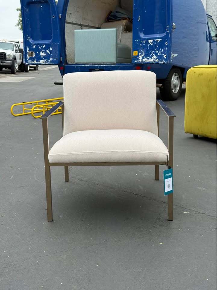 Joybird Orla Accent Chair (Leuven Snow)