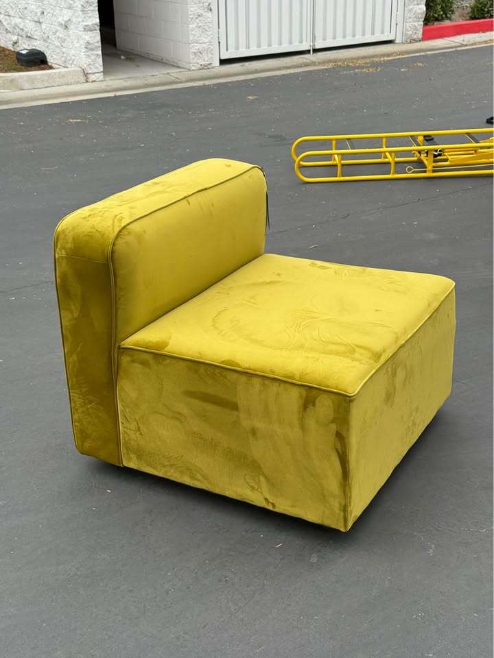 Joybird Logan Armless Chair (Royale Apple)