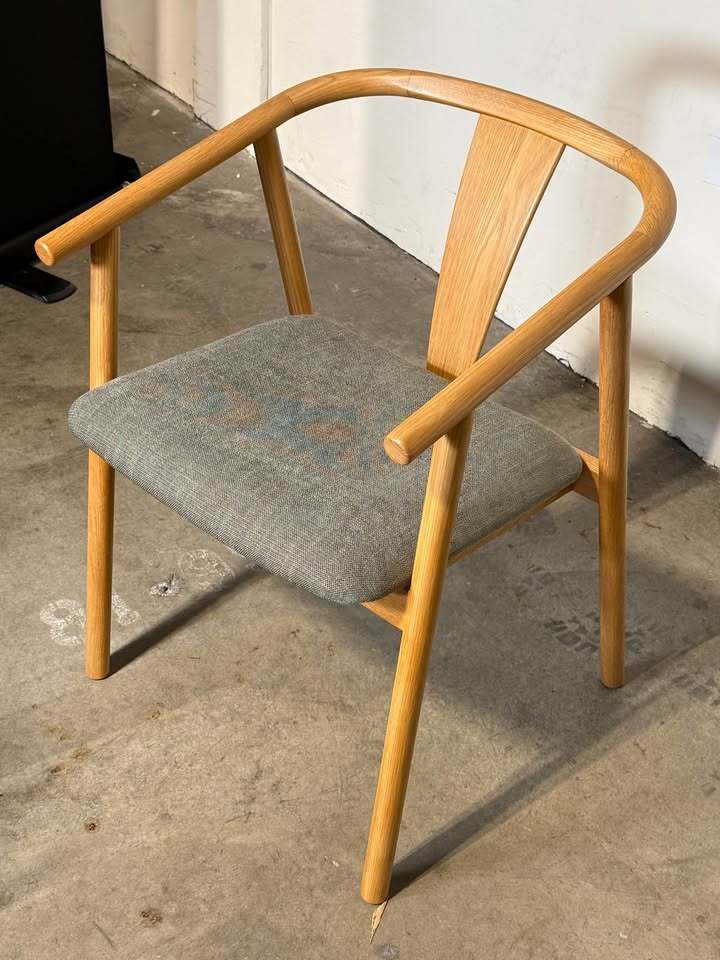 Article Fonra Dining Chair (Oak And Algonquin Green)