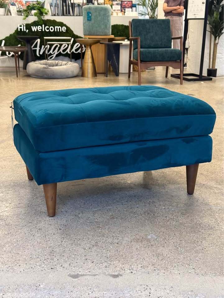 Joybird Briar Ottoman (Royale Peacock)